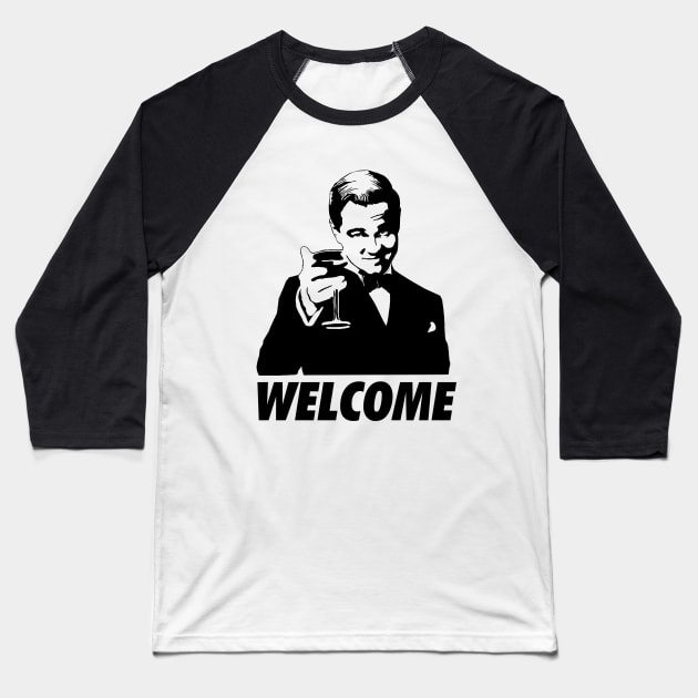 The Great Gatsby Leonardo Di Caprio Baseball T-Shirt by KrateMilk